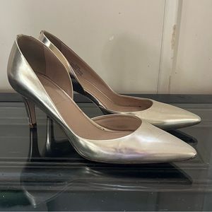 J. Crew Valentina mirror metallic pumps